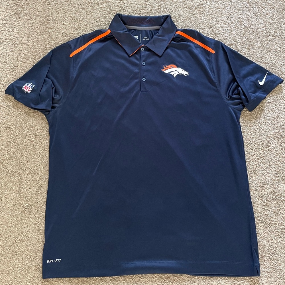 Denver Broncos NFL Nike Football Polo
